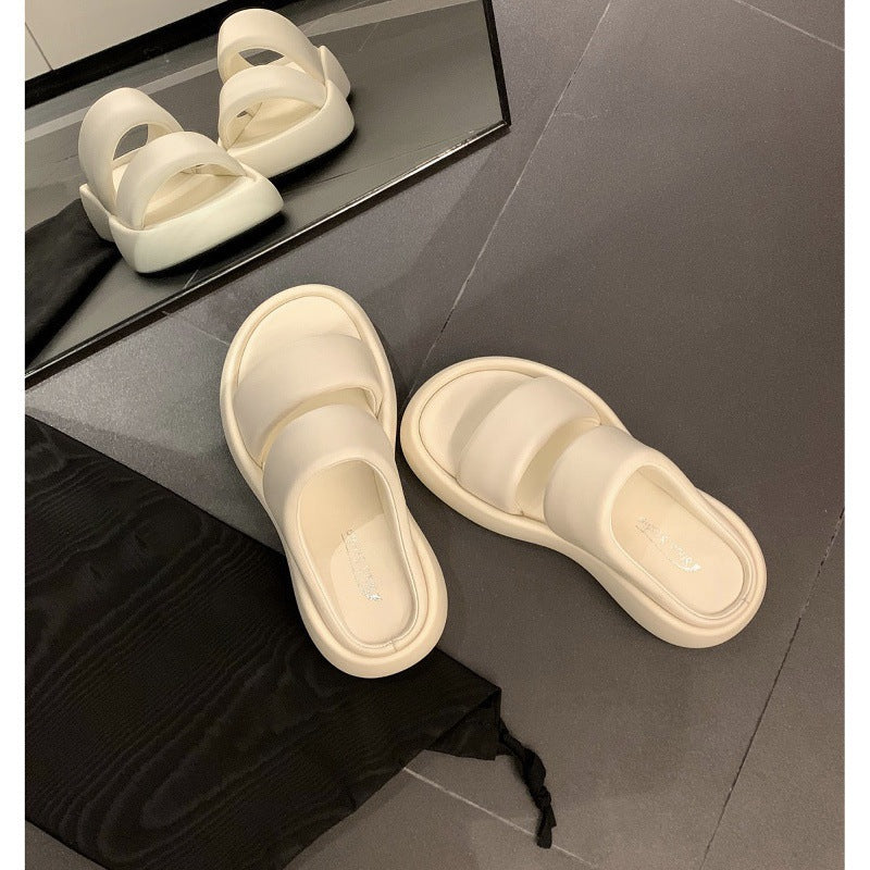 Damen komfortable Badesandalen mit anatomischem Fußbett und rutschfester Sohle R&B