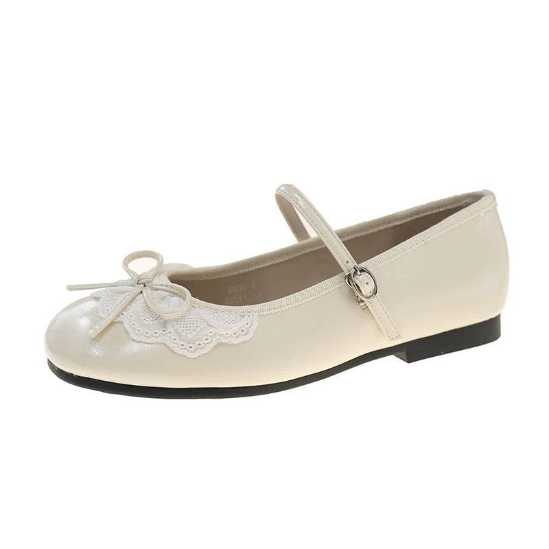 Damen Elegante und verspielte Ballerinas mit Schleifen-Detail R&B