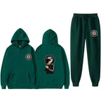 Damen Set aus Kapuzenpullover und Jogginghose mit einzigartigem Druck
