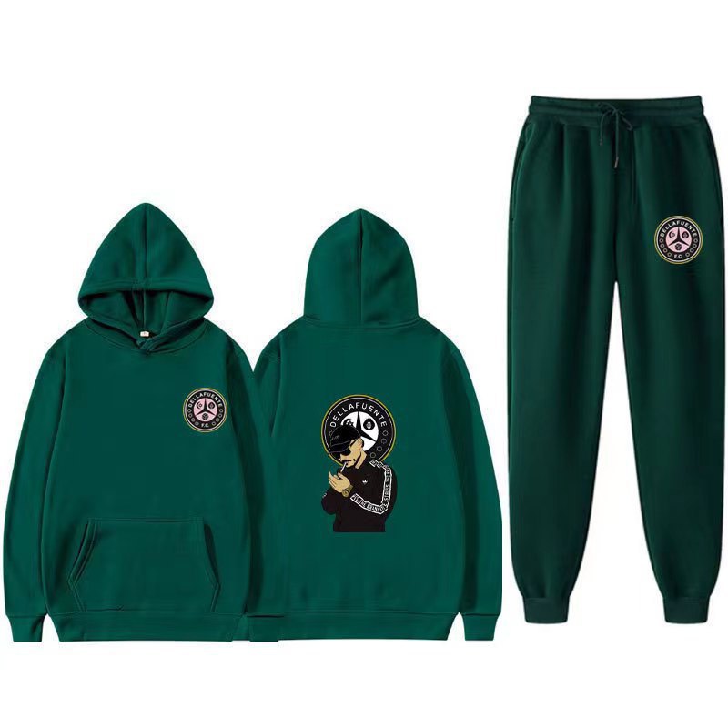 Damen Set aus Kapuzenpullover und Jogginghose mit einzigartigem Druck
