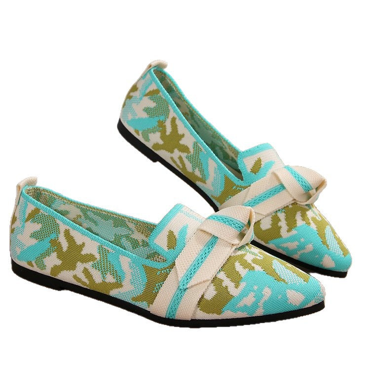 Damen elegante Slip-On Ballerinas mit modischem Knopfdetail R&B