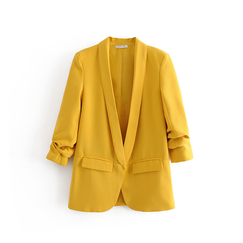 Damen Moderner Blazer mit eleganter Schnittführung und praktischen Taschen R&B
