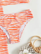 Damen Bikini-Set mit modischem Wickelrock R&B