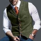 Herren elegante Trachtenweste aus hochwertigem Stoff R&B