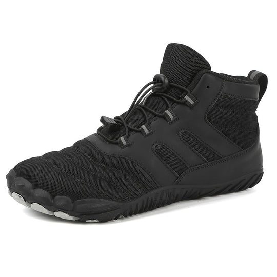 Unisex nan knöchelhoher barfußähnlicher Wassersportschuh mit Schnellzug-Schnürung und flexibler Profilsohle R&B