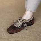 Damen elegante Ballerinas mit verspieltem Riemchen-Design R&B