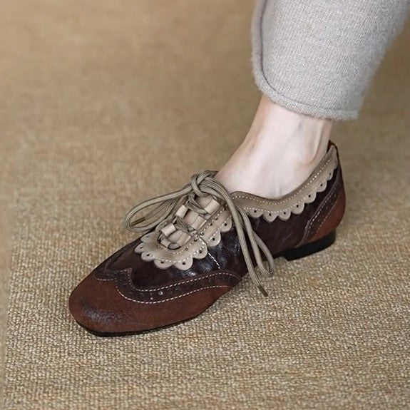 Damen elegante Ballerinas mit verspieltem Riemchen-Design R&B