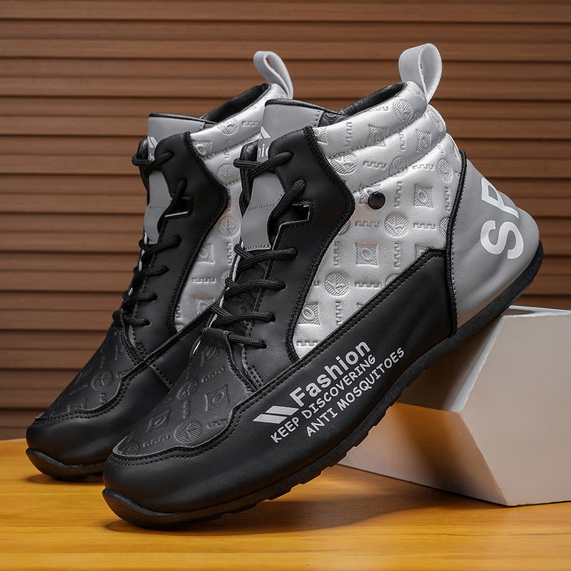 Damen Hohe Sneakers mit rutschfester Sohle und atmungsaktivem Obermaterial R&B