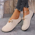 Damen bequeme und elegante Slipper mit modischen Schnürdetails R&B