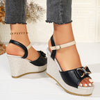 Damen Keilabsatzsandalen R&B
