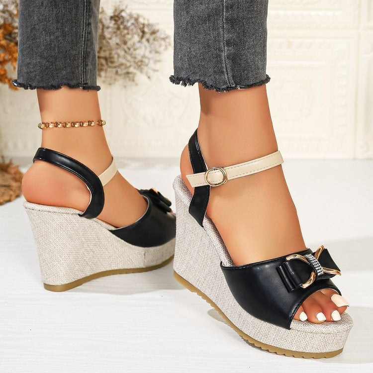 Damen Keilabsatzsandalen R&B