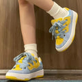 Damen Sportliche Sneakers mit detailverliR&Btem Farbdesign und gepolsterter Innensohle R&B