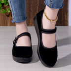 Damen Komfortable und elegante Klettschuhe