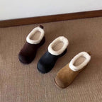 Damen kuschelige Winterclogs mit weichem Futter und rutschfester Sohle R&B
