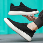 Unisex nan leichter Strick-Slipper mit perforierter Atmungsstruktur und dämpfender Leichtsohle R&B