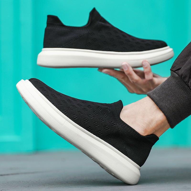 Unisex nan leichter Strick-Slipper mit perforierter Atmungsstruktur und dämpfender Leichtsohle R&B