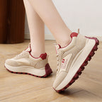 Damen Chunky Sneakers mit atmungsaktiven Mesh-Einsätzen und dämpfender Sohle R&B