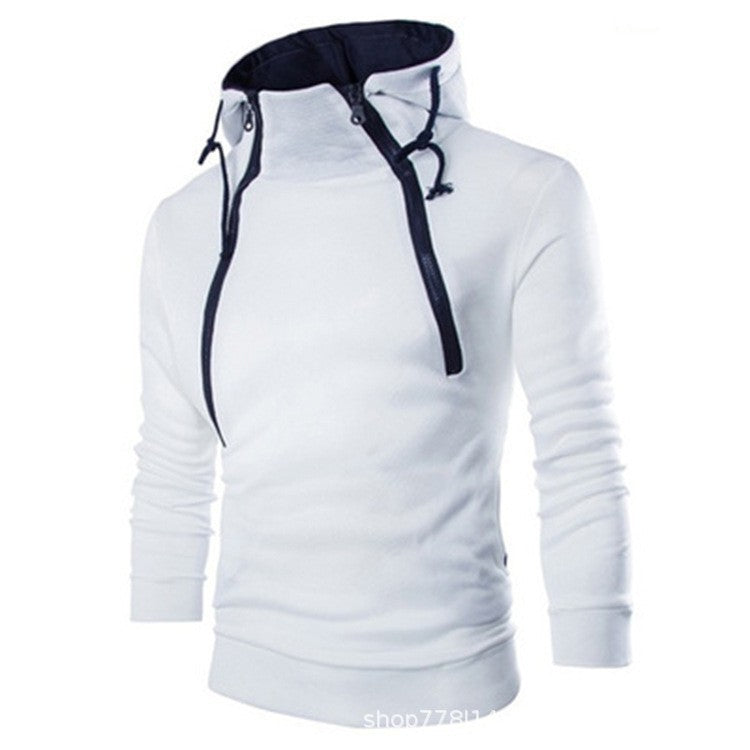 Herren moderne Kapuzenpullover mit praktischem Reißverschluss R&B
