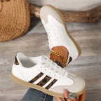 Damen Sneakers im trendigen Design mit Leopardenmuster und komfortablem Fußbett R&B