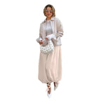 Damen elegante Sommerjacke mit lässigem Schnitt und lockeren Ärmeln R&B