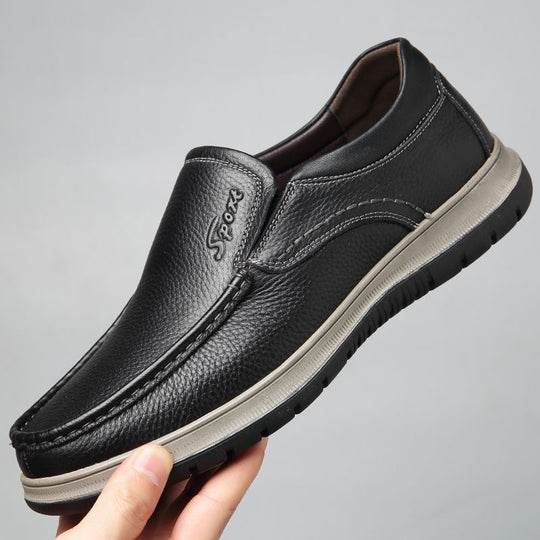 Herren elegante und bequeme Mokassins mit flexiblem Einstieg R&B