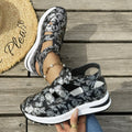 Damen sportliche Sandalen mit modischem Schnitt und atmungsaktiven Einsätzen R&B