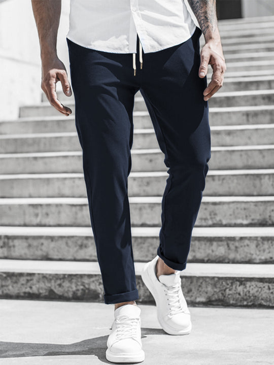 R&B Herren Freizeithose mit Kordelzug und Seitentaschen