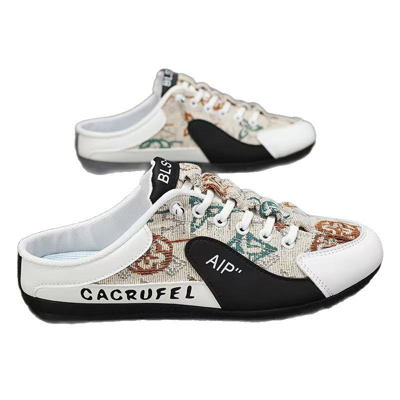 Damen bequeme Slip-On Sneakers mit rutschfester Sohle und atmungsaktivem Obermaterial R&B