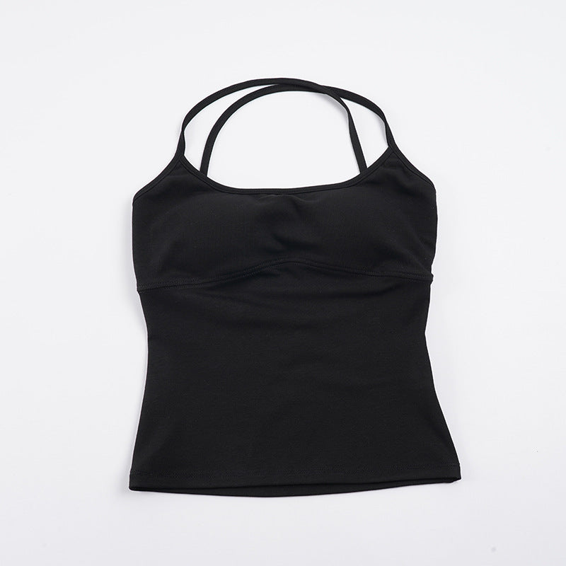 Damen Sportliches Spaghetti-Trägertop mit figurformenden Details R&B