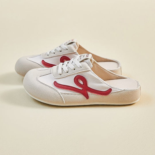 Damen Bequeme Slip-On Sneakers mit atmungsaktiver Obermaterialstruktur R&B