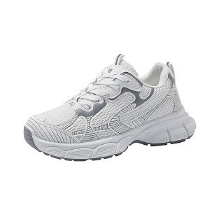 Damen sportliche Laufschuhe mit atmungsaktiver Mesh-Oberfläche und dämpfender Sohle R&B