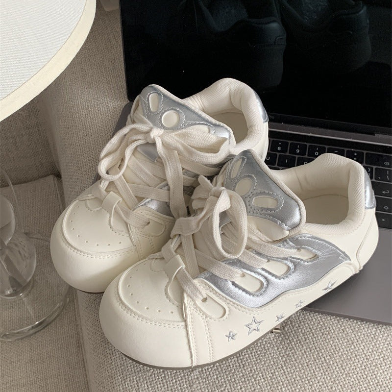 Damen sportliche Sneakers mit verspielten Tiermotiven R&B