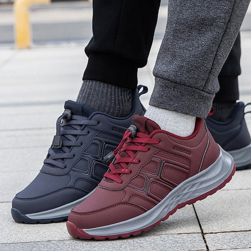 Damen Sportliche Lace-Up Sneakers mit atmungsaktivem Obermaterial und dämpfender Sohle R&B