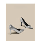 Damen High Heel Pumps mit elegantem Lackfinish und zierlichen Akzenten R&B