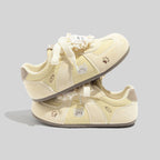 Damen Sneakers mit verspieltem Tierdesign und bequemer Sohle