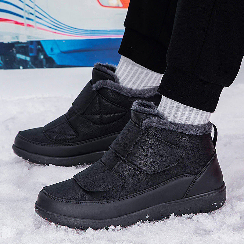 Damen Warme Winterboots mit verstellbaren Klettverschlüssen