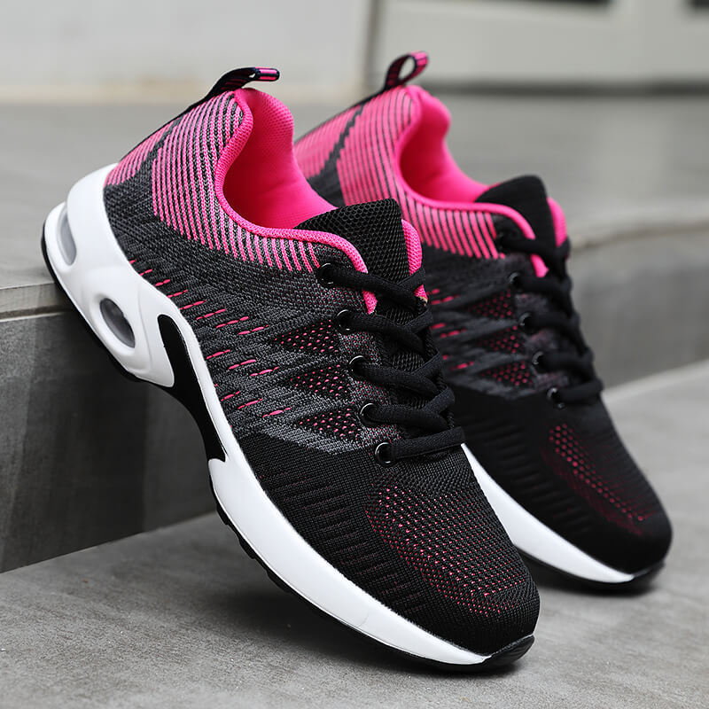 Damen Sportliche Lightweight Sneakers mit atmungsaktiver Mesh-Oberfläche und dämpfender Sohle R&B