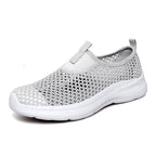 Damen Atmungsaktive Slip-On Sneakers mit elastischem Einschlupfdesign R&B