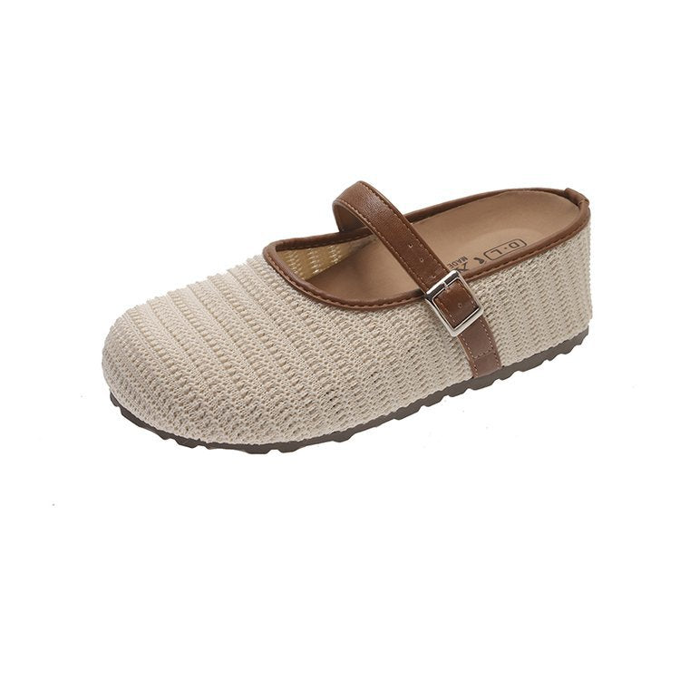 Damen bequeme Clogs mit verstellbarem Riemen und rutschfester Sohle R&B