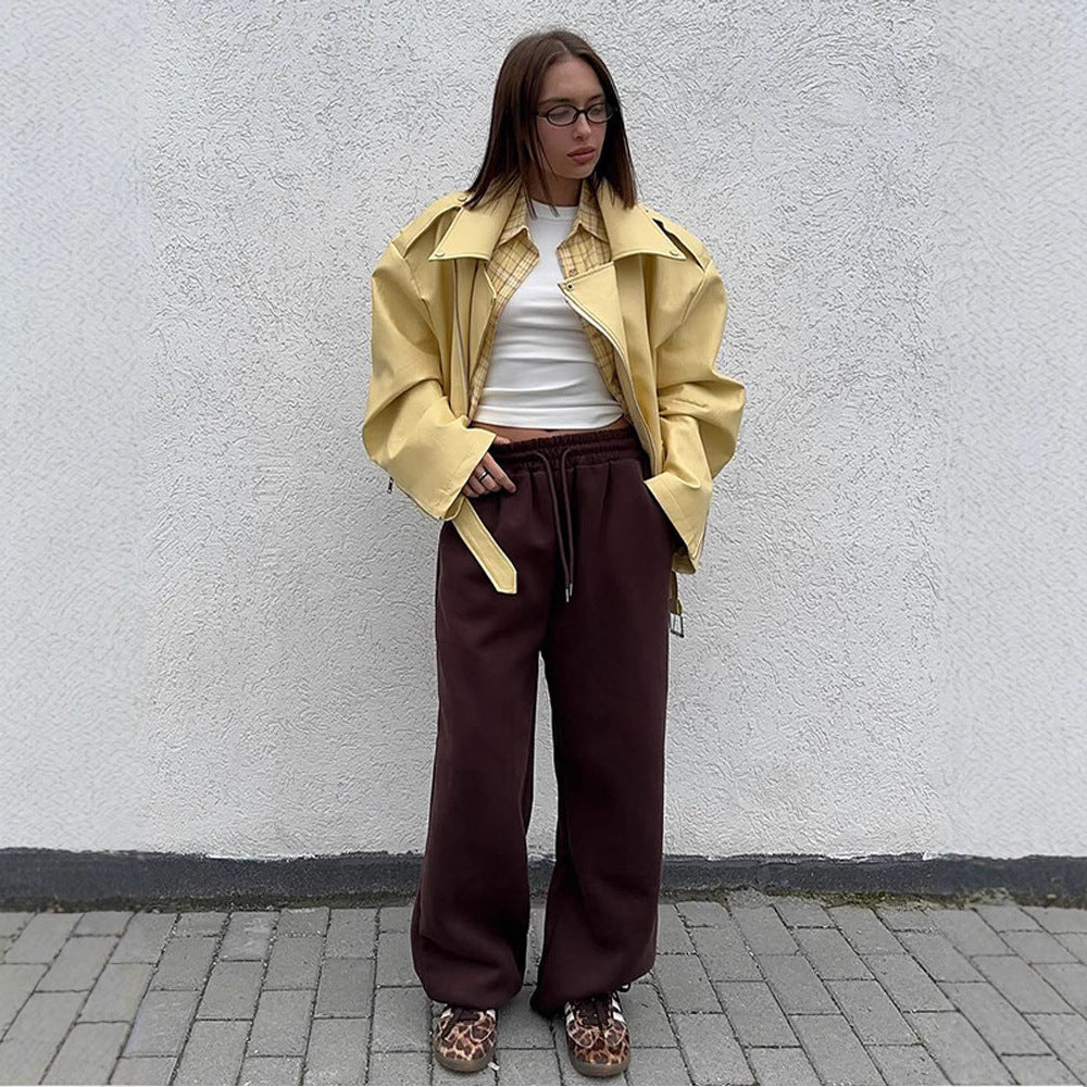 Damen Oversized Bikerjacke mit schmeichelndem Schnitt R&B