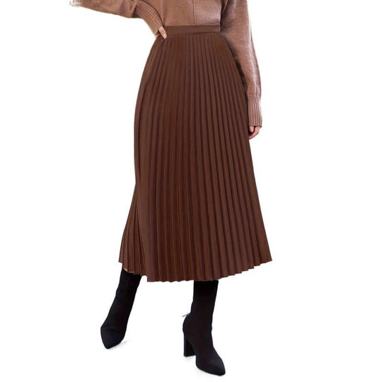 Damen Plisseerock mit hohem Bund und eleganter Ausstrahlung R&B
