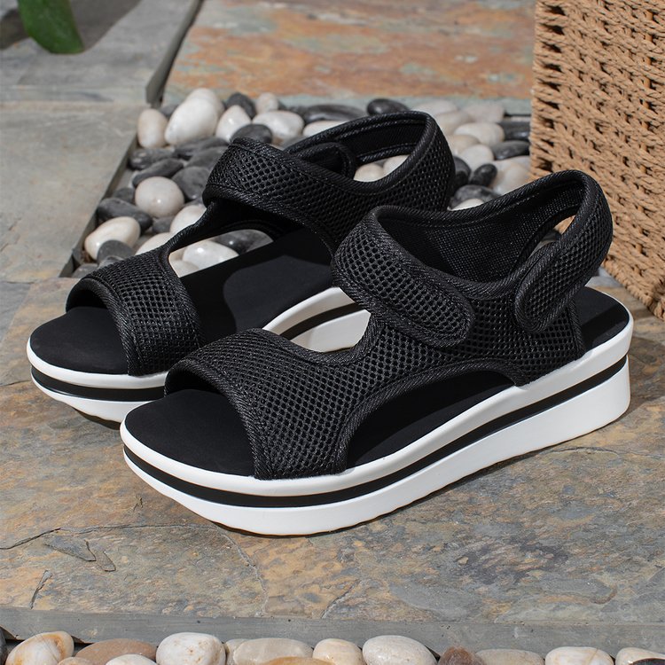 Damen Sportliche Sandalen mit atmungsaktivem Obermaterial und rutschfester Sohle R&B