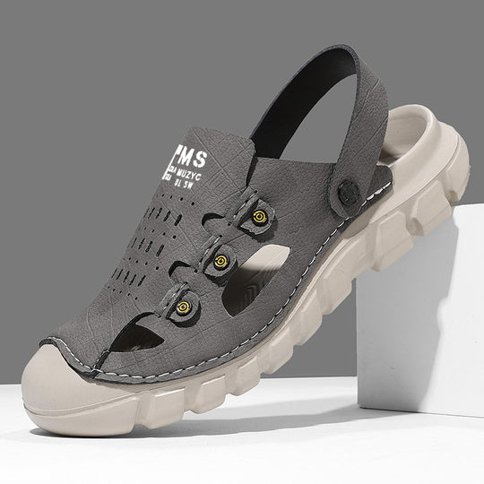 Herren Atmungsaktive Outdoor-Sandalen mit flexiblem Fußbett und rutschfester Sohle R&B