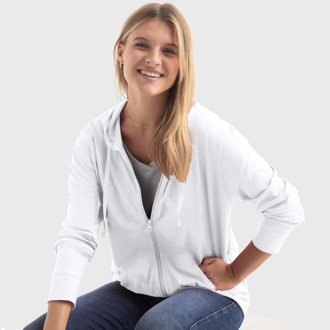 Damen Kapuzenjacke aus atmungsaktivem Material R&B