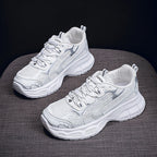 Damen Sportliche Chunky Sneakers mit dämpfender Sohle und atmungsaktivem Obermaterial R&B