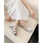 Damen Slingback Sandalen mit komfortablem Fußbett und elegantem Riemendesign