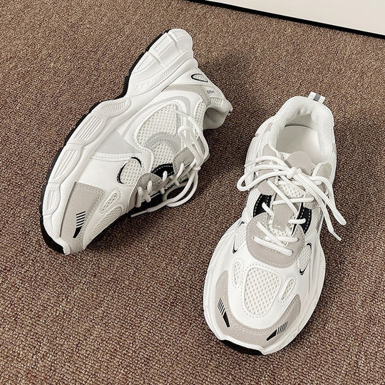 Damen Sportliche Lauf Sneakers mit atmungsaktivem Obermaterial und dämpfender Sohle R&B