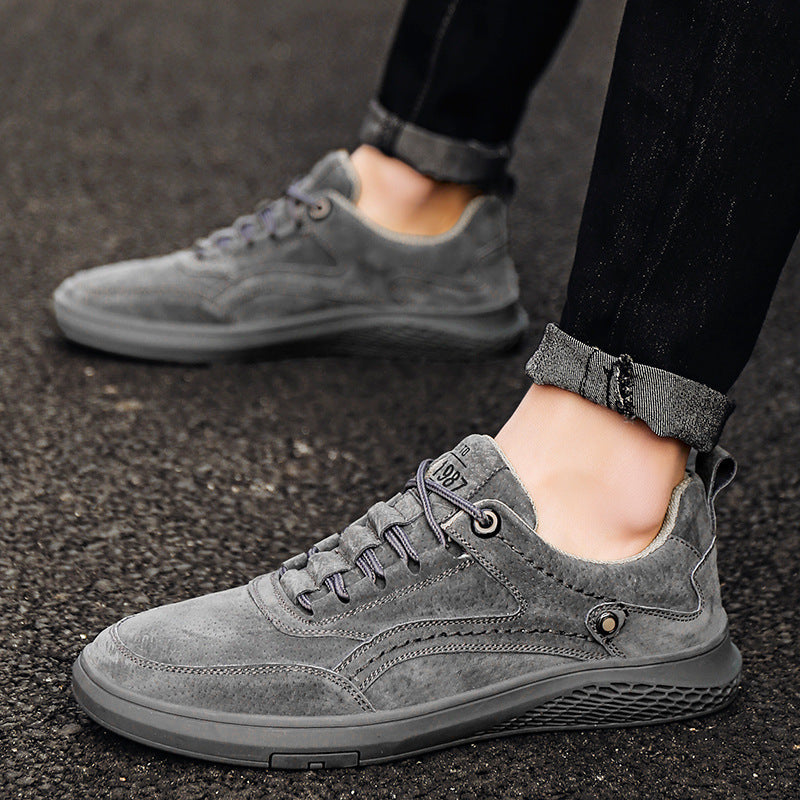Herren Sportliche und bequeme Sneaker mit hochwertigem Wildleder R&B