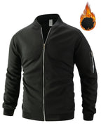 Herren Sportliche Bomberjacke mit Reißverschluss und strukturiertem Design R&B