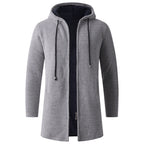 Herren lässige Kapuzenjacke mit weichem Innenfutter R&B